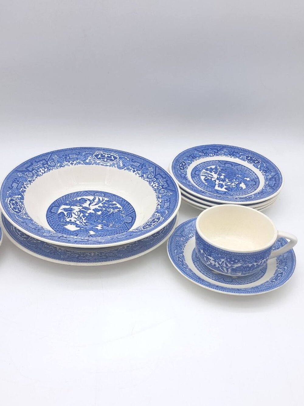 Royal China Willow Ware Dish Set